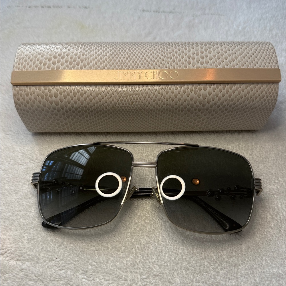 Jimmy Choo Women's 58mm Black silver Sunglasses